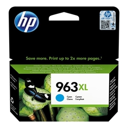HP 963XL Cyan blækpatron - 1.600 sider